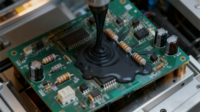 Matériau d'interface thermique à faible volatilité Borzer : Scellant en silicone thermiquement conducteur à deux composants (0,5 W)