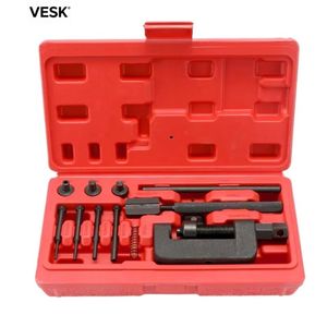 Wzauto Chuỗi Ngắt 13Pcs Thiết Lập Chuỗi Ngắt Cutter Riveter Và <span class=keywords><strong>Riveting</strong></span> Công Cụ Với Thực Trường Hợp Đối Với Xe Máy Xe Đạp Chuỗi ATV - Product Image 1