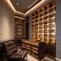 Meubles de discothèque sur mesure de luxe, comptoir de bar LED, banquette lounge, station de cocktails moderne, design d'intérieur commercial, projet de pub