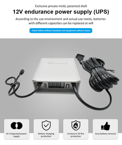 OEM thương hiệu <span class=keywords><strong>Mini</strong></span> DC UPS cung cấp điện liên tục Pin Lithium cho CCTV Camera 12V DC Power Adapter - Product Image 6