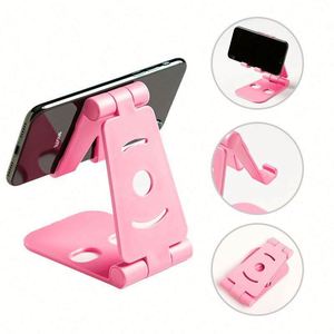 Promotional <b>Gifts</b> Double Folding Portable <b>Creative</b> Lazy Smart Phone Bracket with Customized logo - Product Image 6
