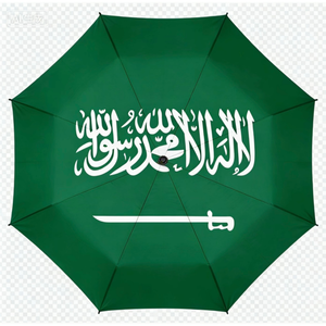 Parapluie de <span class=keywords><strong>golf</strong></span> de grande taille avec drapeau imprimé, design du drapeau national pour le tournoi de football 2026, parapluie coupe-vent personnalisé. - Product Image 3