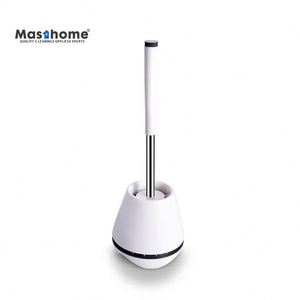 Cepillo de Inodoro de Silicona y Plástico con Diseño de Clip Oculto y Soporte, para Limpieza de Baños y WC - Product Image 2