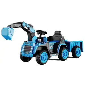 Children new plastic toys big drive cars 2 motors big battery remote control electric truck driving cars