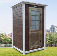 Toilettes mobiles portables personnalisées, conteneur respirant en panneaux d'acier sandwich pour les campings en plein air et l'utilisation au bureau