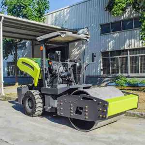 Compacteur vibrant à tambour unique de 4 tonnes à entraînement hydraulique pour la construction de la base routière - Product Image 3