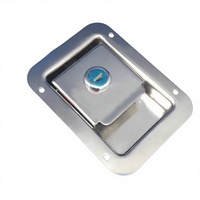 Poignée de remplacement robuste pour boîte à outils, porte de camion, porte de voyage, avec loquet à palette