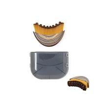 Brosse à contour visage personnalisée avec logo, outil de drainage lymphatique, brosse à sec pour le visage, brosse pour sculpter le menton et la mâchoire, s'adapte à la peau