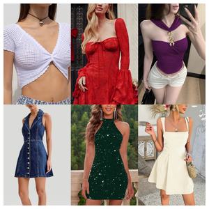 Abbigliamento di seconda mano di alta qualità all'ingrosso vestito estivo da donna misto usato abbigliamento donna Stock stile popolare adulti - Product Image 3