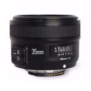 Yongnuo Yn35mm 1:2 F2.0 Af/MF lente para F Af/MF fijo Prime <span class=keywords><strong>Anto</strong></span> Yn35mm F2n montaje Dslr cámaras gran angular - Product Image 2