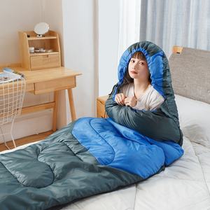<span class=keywords><strong>Sac</strong></span> <span class=keywords><strong>de</strong></span> <span class=keywords><strong>couchage</strong></span> d'extérieur pour le camping, <span class=keywords><strong>hiver</strong></span>, adulte, voyage, une personne, peut être assemblé en double, couple, rembourrage en coton creux - Product Image 4