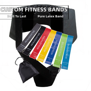 Bandes de résistance en latex élastique durables Greenleader avec logo personnalisé pour la musculation et l'entraînement en salle de sport, 5-40 lbs - Product Image 2