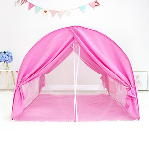 Casa <span class=keywords><strong>de</strong></span> <span class=keywords><strong>cama</strong></span> <span class=keywords><strong>de</strong></span> princesa rosa para interior, casa <span class=keywords><strong>de</strong></span> muñecas a prueba <span class=keywords><strong>de</strong></span> caídas, anticaída, para dormir - Product Image 3