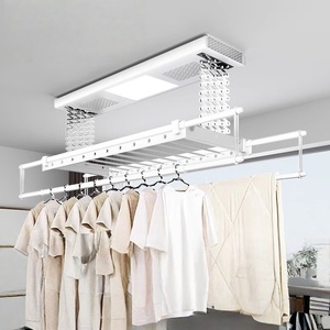 Smart Voice Control Ultra-thin Electric Clothes Drying Rack Automatic Lifting Balcony <b>Laundry</b> Rack - Product Image 3
