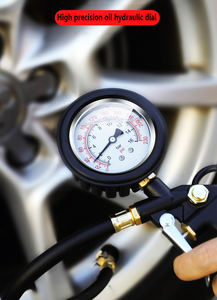 Manómetro de Alta Precisión para Neumáticos de Auto, Medidor de Presión de Neumáticos con Indicador de Desinflado, Piezas Neumáticas - Product Image 6