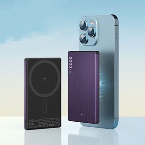 Power Bank Leyi Ultra Sottile 5000mAh, Caricabatterie Wireless Magnetico Portatile, Powerbank 5000 mAh - Product Image 3