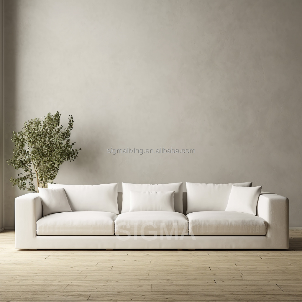 Factory Luxury Indoor Furniture Living Room Sofa Set New Design Wooden Frame Fabric Modern Modular Sofa