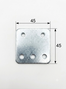 Plaque plate 45x45 robuste pour montage carré, support d'équipement de charpente industrielle, connexion structurelle - Product Image 3