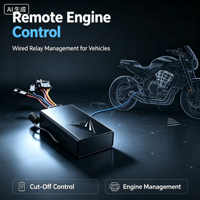 Traceur GPS intelligent 2G pour flotte d'entreprise YLG206 avec contrôle moteur à distance et sirène, et carte SIM mondiale