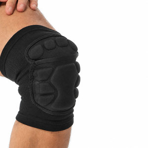 Ginocchiera Sportiva Elastica Unisex, Supporto Protettivo per <span class=keywords><strong>Rotula</strong></span>, Antiscivolo, Traspirante, con Cuscinetto a Nido d'Ape - Product Image 3