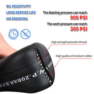 Tuyau en caoutchouc de livraison d'huile d'ingénierie flexible noir de haute qualité, tuyau de carburant d'essence résistant à l'huile - Product Image 2