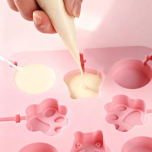 Moule en silicone de qualité alimentaire fait à la main outil de sucette de dessin animé créatif bricolage formes de papillons animaux-pour bâtonnets de <span class=keywords><strong>fromage</strong></span> bonbons - Product Image 6