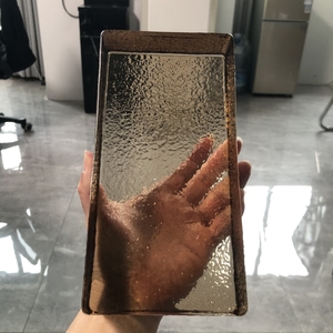 <span class=keywords><strong>Ladrillos</strong></span> de Vidrio Cristalino JYG 50*100*200mm, Bloques de Vidrio Sólidos <span class=keywords><strong>Pintados</strong></span> con Patrón de Piel de Naranja, <span class=keywords><strong>Ladrillos</strong></span> Decorativos de Vidrio para Muro Cortina Moderno - Product Image 3