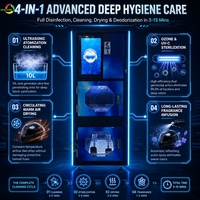 Distributeur automatique intelligent Easyfun pour le nettoyage et la désinfection des casques – Machine OEM autonome de lavage et séchage de casques pour motards