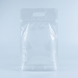 Sacchetti in Plastica Trasparente PE per Alimenti con Fondo Quadrato, Chiusura a Zip e Spessore di 4 Mil per Confezionamento di Chips di Platano - Product Image 4