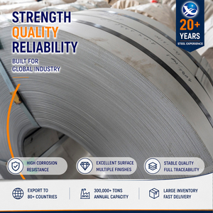 Reliable Supplier 316L 317L Anti Fingerprint 3 0mm 1500mm Slitting Line ASTM A240 Stainless Steel <b>Strip</b> - Product Image 1