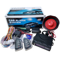 Antivol de voiture avec télécommande, capteur de vibration, système d'alarme de rétrofit, portée 10-50m, 433MHz, 12V DC