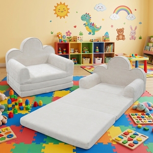 Sofá Cama Modular Moderno y Cómodo Personalizable de Fábrica para Niños, Sofá Convertible Abatible para Dormitorio y Sala de Estar - Product Image 1