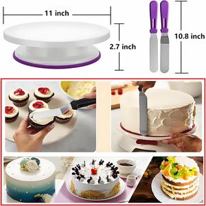 Disposable <b>Silicone</b> 137-Piece Non-Stick Stainless Steel Round Cake Decorating Supplies Kit <b>Baking</b> Moulds Tools Dessert Bag - Product Image 2