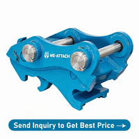 Attache rapide hydraulique We-Attach WQC17 pour excavatrice, avec pompe de godet efficace et engrenage de basculement, Pièces de machines de construction