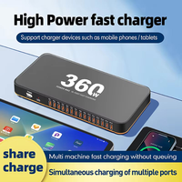 Bestseller Station de charge rapide électrique 360W 15 ports PD 3.0 QC2.0 avec prises US/EU/AU/UK pour téléphones mobiles et appareils photo
