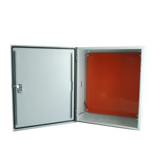 Customized IP65 Cold Rolled Steel Control Panel Box Galvanized Distribution Box Powder Coating Instrument Enclosure