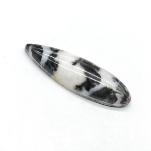 Zebra Jasper 10x32mm Cabujón cortado con ojos de caballo para ajuste de joyería - Product Image 2