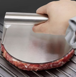 Prensa para <span class=keywords><strong>Hamburguesas</strong></span> de Acero Inoxidable Antiadherente, Parrilla para Filetes - Product Image 3