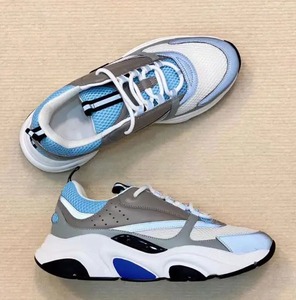 أحذية B22 من الجلد الأصلي عالية الجودة أحذية مشي فاخرة من تصميم أشهر المصممين حذاء رياضي B22 بتصميم عصري وشعار كوتور أحذية رياضية كاجوال - Product Image 3