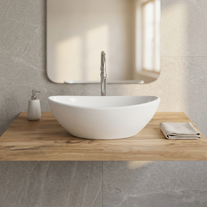 Lavabo de table au design moderne, prix de gros, diverses formes, lavabo en céramique artistique, lavabo à poser sur table - Product Image 3