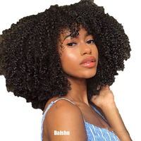 Perruques pour femmes à cheveux bouclés africains les plus vendues, perruque coiffure explosion, fibre haute température, bonne qualité, vente en gros