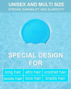 Bonnet de bain en silicone souple haute élasticité, personnalisable, imperméable, idéal pour Noël - Product Image 4
