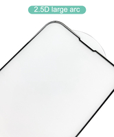Protection d'écran en verre trempé de qualité AAA pour iPhone 14 15 16 17 Pro Max Plus, film protecteur à bord noir invisible