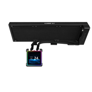 Nouveau refroidisseur d'eau pour processeur HydroShift II en aluminium LCD-S sans ventilateur, écran LCD IPS de 3,4 pouces, 60 Hz, support de roulement fluide DIY, compatible LGA1700 LGA1851/AM4 AM5 - Product Image 3