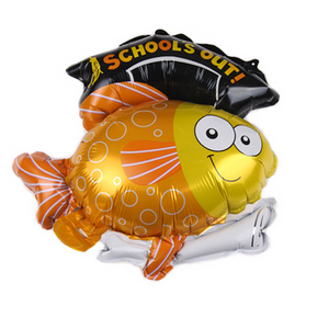 Ballons en aluminium <span class=keywords><strong>de</strong></span> graduation espagnols « Felicidades Graduado » – Félicitations diplômé, ballons en forme <span class=keywords><strong>de</strong></span> toque, trophée et hibou - Product Image 5