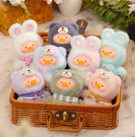 Vente en gros authentique 52 jouets boîte aveugle LuLu le cochon V2 série temporelle joyeuse pendentif en peluche poupée à collectionner figurines cadeau pour enfants