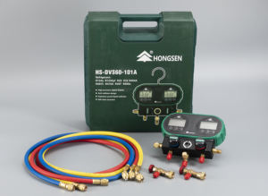 HONGSEN <span class=keywords><strong>HS</strong></span>-<span class=keywords><strong>350A</strong></span> कई गुना गेज सेट और Hongsen डिजिटल CE प्रमाणीकरण के साथ कई गुना गेज - Product Image 2