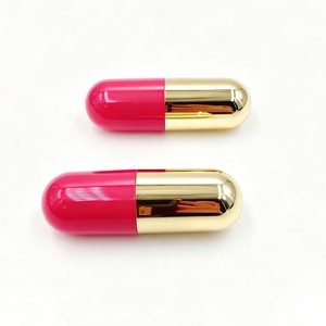 Mini Tubo de Lápiz Labial en Forma de Cápsula, Envase de Plástico Vacío Personalizado para Lápiz Labial, Tubo de Bálsamo Labial ABS para Envasado de Cosméticos - Product Image 4
