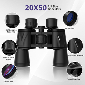 Suncore Traveler 20x50 Binoculars Multi Coating Metal Body Large Eyepiece Outdoor Viewing - Product Image 2