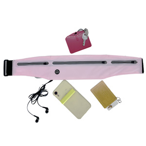 Siêu mỏng tập thể dục vô hình chạy vành đai phản quang chạy eo gói Polyester Marathon Fanny gói thể thao tập thể dục eo Túi - Product Image 5